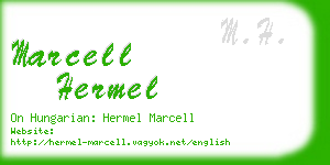 marcell hermel business card